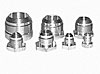 ALUM WELD-IN #4 -AN FITTING QTY 2 - image 1