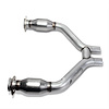 2015-16 MUSTANG V6 SHORT MID H PIPE WITH CONVERTERS TO BE USED WITH 1642 SERIES HEADERS - image 1