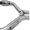 2015-16 MUSTANG V6 SHORT MID H PIPE WITH CONVERTERS TO BE USED WITH 1642 SERIES HEADERS - image 3