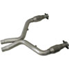2.75" X-Pipe with Converters 2005-10 Mustang 4.6L - image 1