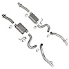 Vari-Tune Cat-Back Exhaust System Kit 1987-93 Mustang GT - image 1