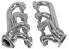 Shorty Exhaust Headers 2014-2018 GM Silverado/Sierra Pickup Truck 5.3L/6.2L V8 - Polished Silver Ceramic Finish - image 2