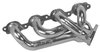 Shorty Exhaust Headers 2014-2018 GM Silverado/Sierra Pickup Truck 5.3L/6.2L V8 - Polished Silver Ceramic Finish - image 3
