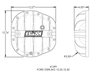 41299 B&M Hi-Tek Aluminum Differential Cover for Sterling 10.25/10.5-inch - Black - image 3