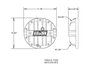 71502 Hi-Tek Aluminum Differential Cover for GM 8.2/8.5/8.6 in. 10-Bolt Differentials [Black] - image 3