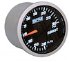 Blackout Vacuum/Boost Gauge Mechanical Gauge
