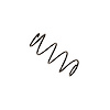 36-218097 B3 OE Replacement Coil Spring; 2000-2004 Volvo V40; Front - image 1