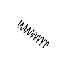 36-225859 B3 OE Replacement Coil Spring; 2001-2003 BMW 525i, 1999-2000 528i, 2001-2003 530i, 1999-2003 540i - image 1