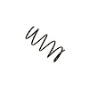 36-226849 B3 OE Replacement Coil Spring; 1992 BMW 318i, 1992-1995 325i - image 1