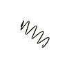 37-161255 B3 OE Replacement Coil Spring; 2009-2011 BMW 335d, 2007-2013 335i; Front - image 1