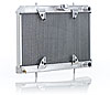 Natural Finish Radiator for for Nissan w/Std Trans - image 1