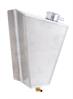 Aluminum Recovery Tank with Filler Neck & Cap 1967-70 Mustang w/Crossflow Radiator Conversion - image 1