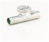 Universal Radiator Tube Straight w/Billet Filler Neck & Radiator Cap - image 1