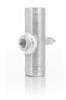Universal Radiator Tube Straight w/Threaded Bung for Fan Sensor - image 1