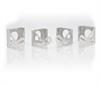 Aluminum Upper & Lower Fan Mounting Brackets For Dual 13" Fan Installation on 17" Tall Crossflow Radiator - image 1