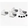 Aluminum Fan Mounting Brackets Upper & Lower Mounting Brackets for 16" Fan Installation on 1961-72 Corvette Pin Mount Radiator - image 1