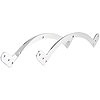 Stainless Steel Moon Shape Universal Fan Shroud Mounting Brackets Fits 13" Electric Fan - image 1