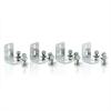 Aluminum Universal Fan Shroud Mounting Brackets Polished Finish - image 1