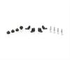 Plastic Mounting Feet w/Bolt Kit for Round Electric Fan 4/pkg - image 1