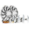 Dual 13" High Torque Fan Module Billet Aluminum Fan Motor Covers - image 1