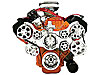 BB-Chrysler/HEMI Tru Trac Serpentine Belt System with Power Steering, with A/C 1966-Up 426ci Street HEMI - image 1