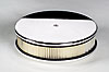 Round Billet Aluminum Air Cleaner 10" Plain Top - image 1