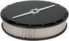 Round Billet Aluminum Air Cleaner Overall dimensions: 14-1/4" x 3-1/2" - image 1