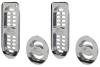 Door Jamb Vents for 1972-1976 Chevrolet Impala, Caprice [Polished]
