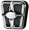 Billet Emergency Brake Pedal Pad Square Pad - image 1