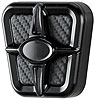 Billet Emergency Brake Pedal Pad Square Pad - image 1