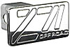 Z71 Off-Road Logo Billet Aluminum Hitch Cover - image 1