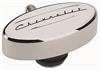 Retro Oval Valve Cover PCV Breather Chevrolet Script - image 1