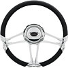 14" Steering Wheel "Monaco" pattern - Polished - image 1