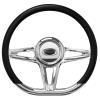 Aluminum D-Shaped Collection 14 in. "Victory" Series Steering Wheel