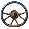 D-Shaped 14 in. Steering Wheel Prism - image 1