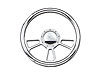 14" Steering Wheel " Solid Vintec" pattern - image 1