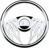 14" Steering Wheel "Flame" Pattern - image 1