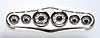 6-Gauge Trim Style Dash Insert Universal - image 1