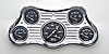DASH 5 GAUGE RECESSED 3-1/8IN. POL STACKED - image 1