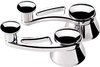 Billet Vent Window Cranks Polished Finish - image 1