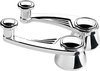 Ball Milled Billet Vent Window Cranks Polished Finish - image 1