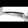 Ball Milled Billet Vent Window Cranks Polished Finish - image 2