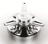 Large Fluted Flat Knockoff for Billet Specialties Legacy wheel With Logo - image 2