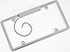 Billet License Plate Frame Plain recessed with light