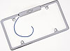 Billet License Plate Frame Chevy Bow Tie recessed w/light - image 1