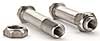 Thru-Frame Fittings - Stainless Steel -3 AN x 1/8" NPT 2" Short - image 3