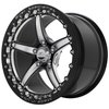 Street Lite Monoblock Drag Pack Single Bead Lock Rear Wheel [17" x 10"] Black - image 3