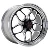 Win Lite Wheel Ford Mustang S550 - 17" x 10" Polished Rim w/Black Center - image 3