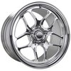 Win Lite Monoblock Drag Pack Rear Wheel [17" x 10"] Polished - image 2