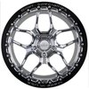 Win Lite Monoblock Drag Pack Single Bead Lock Rear Wheel [17" x 10"] Polished - image 4